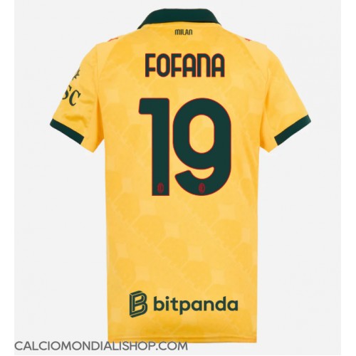 Maglie da calcio AC Milan Youssouf Fofana #19 Terza Maglia Femminile 2025-26 Manica Corta